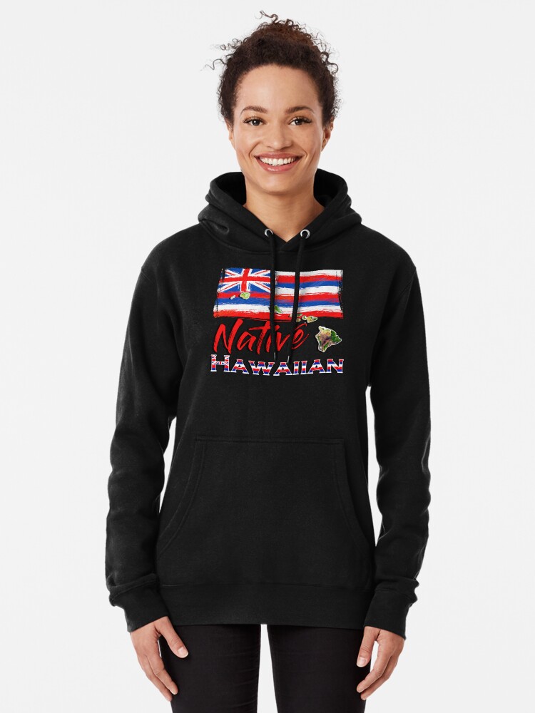 Sea Turtle Hawaiian Bandana Pattern Hawaii Map Honolulu Unisex Hoodies Sweater 