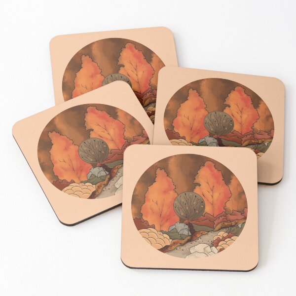 Item preview, Autumn park Scene with Warm Orange Colours designed and sold by AlmightyClaire.