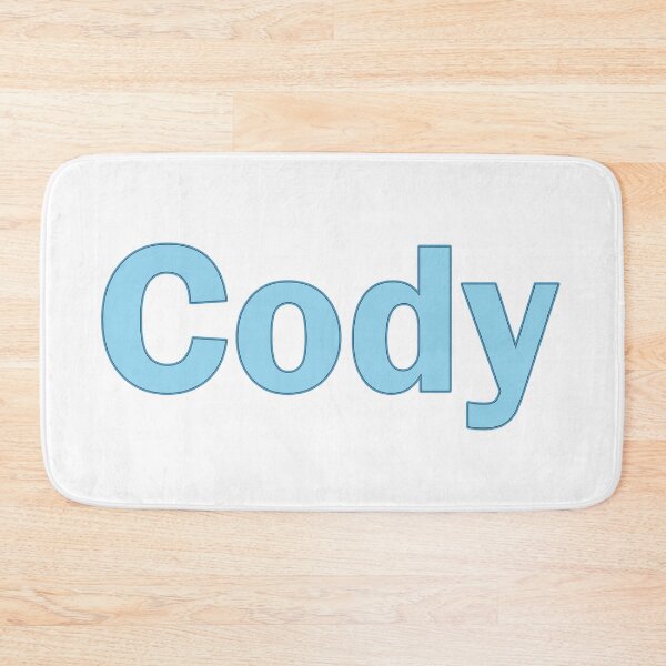Item preview, Cody blue name personalised lettering text designed and sold by PrettyDesserted.