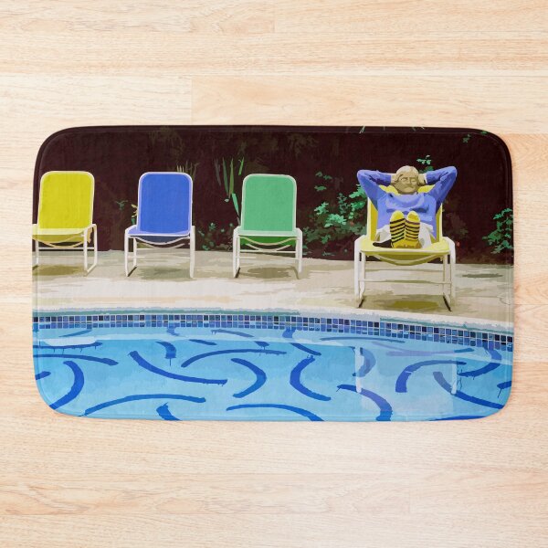 Item preview, David Hockney Relaxing Vector Art designed and sold by carlarmes.