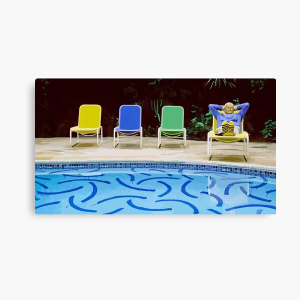 Aperçu de l'œuvre David Hockney Art vectoriel relaxant créée et vendue par carlarmes.