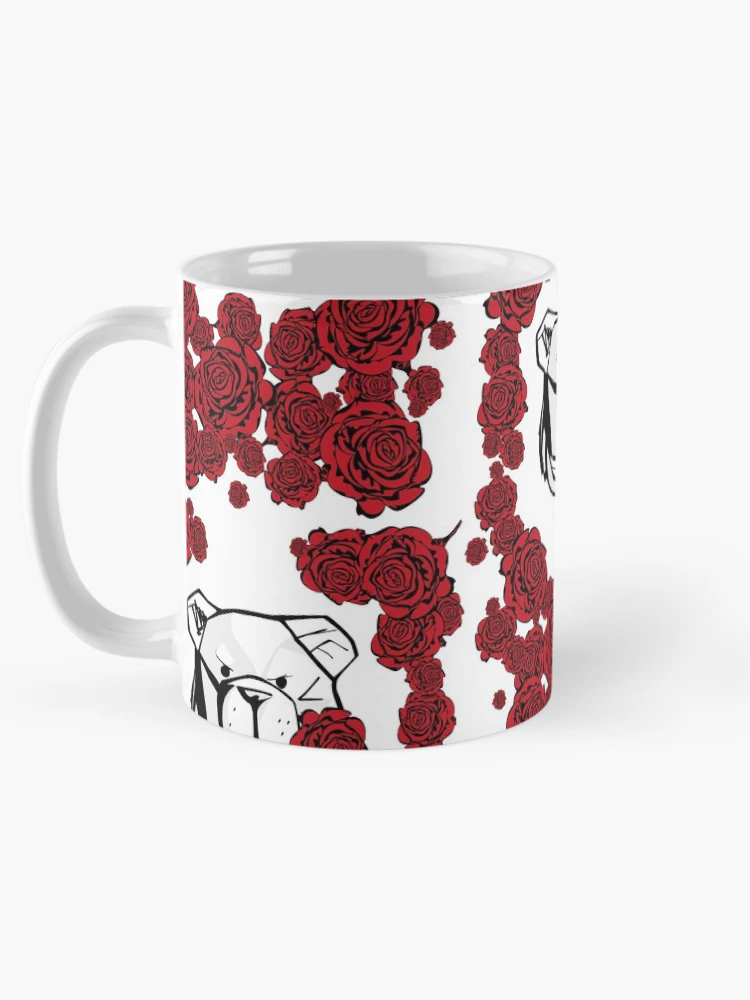Imagen 5 de 6, Taza de café con la obra OSO ROBUSTO ROSAS ROJAS, diseñada y vendida por Robust.