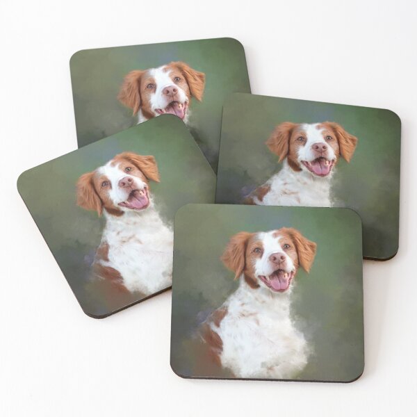 Item preview, Brittany Spaniel Dog Art designed and sold by Helen Green.