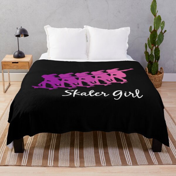 Item preview, Skateboard Girl | Skateboarder Retro Vintage Skater designed and sold by LushCatDesign.