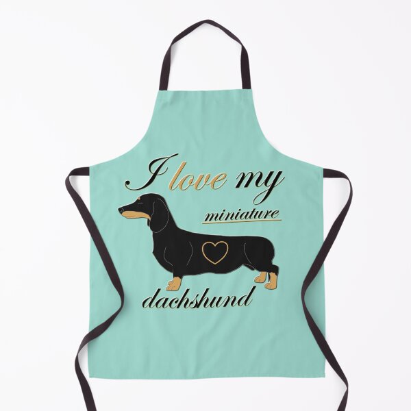 Item preview, Copy of I love my miniature dachshund text with the dog and heart designed and sold by CiniArt.