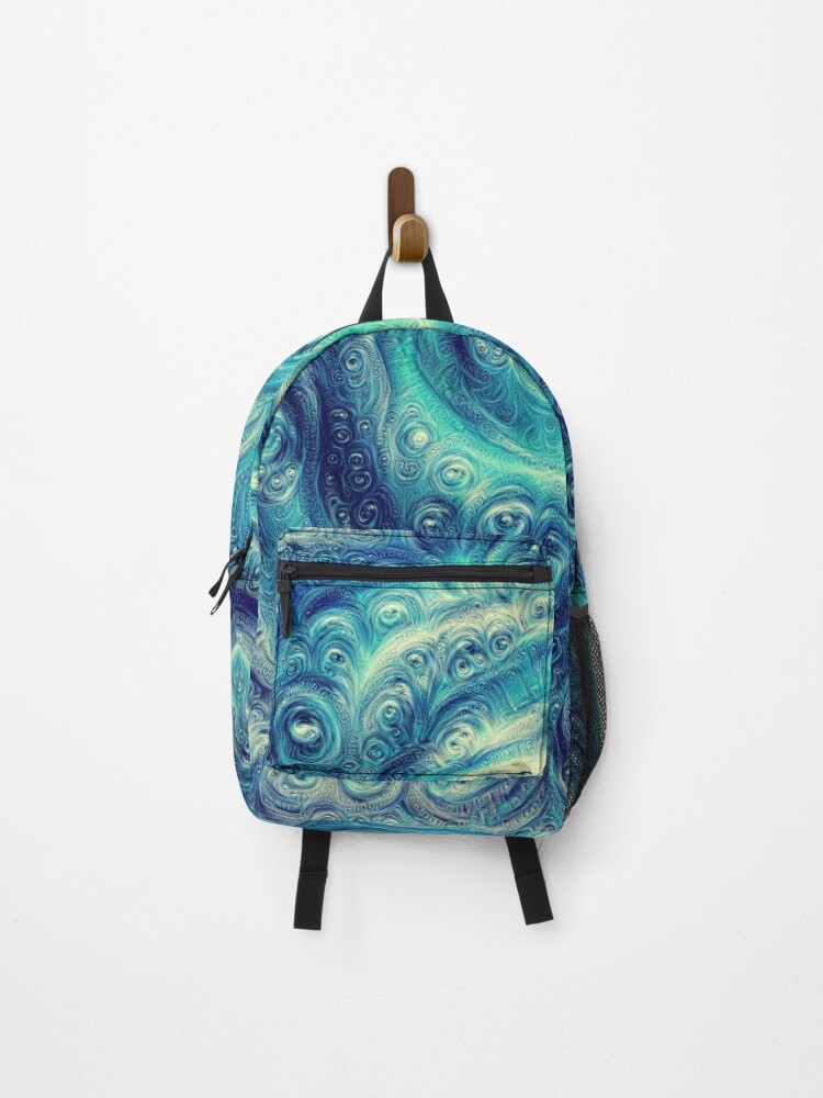 Thumbnail 1 of 3, Backpack, Cyclone #DeepDream designed and sold by blackhalt.