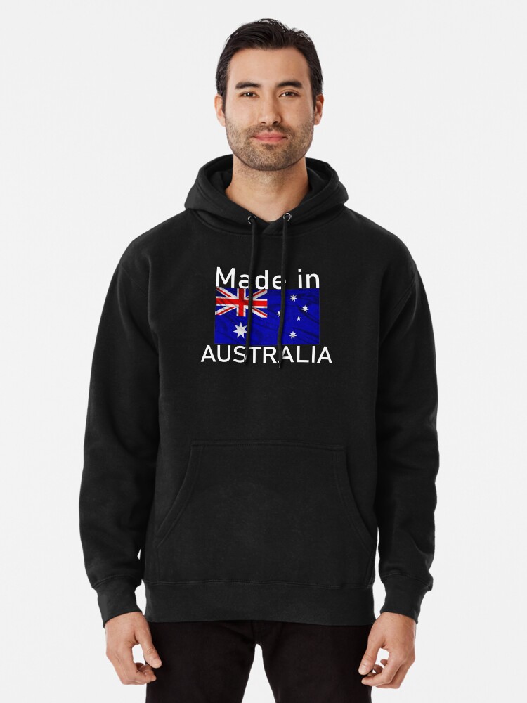 Made in Australia flag Pullover Hoodie