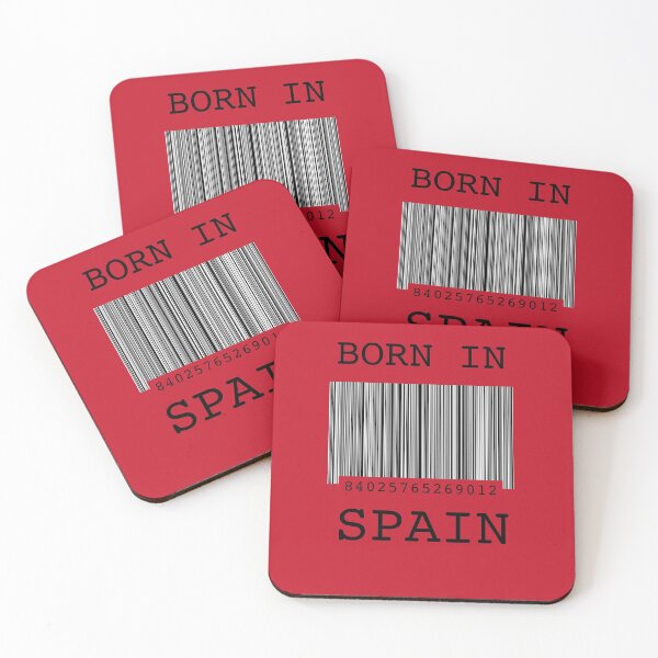 Item preview, Born in Spain Barcode designed and sold by Kipcio.