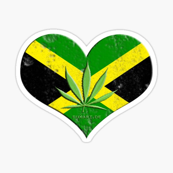 Jamaika Ganja Sticker