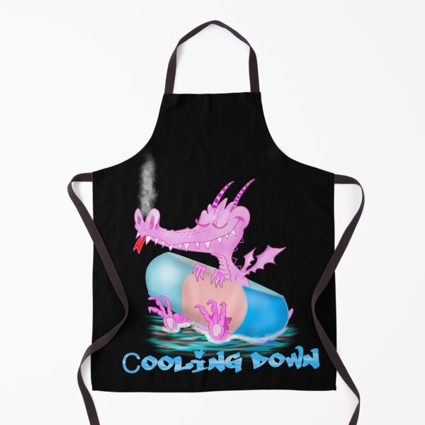 Item preview, Cooling Down Little Baby Dragon in the Swimming Pool designed and sold by Zwembad Vergelijker.