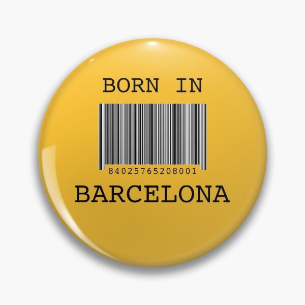 Item preview,  Born in Barcelona Barcode designed and sold by Kipcio.