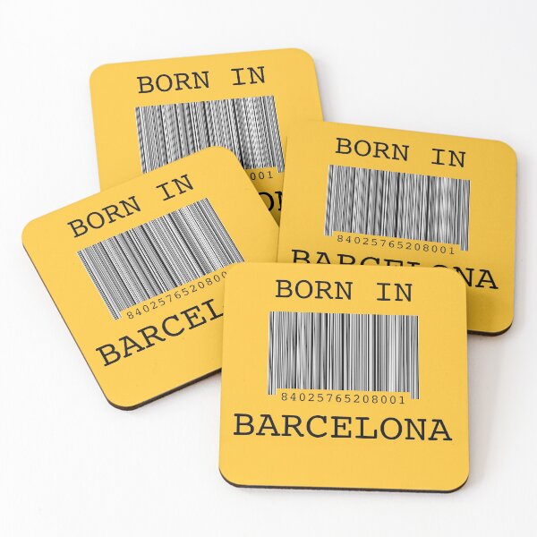 Item preview,  Born in Barcelona Barcode designed and sold by Kipcio.