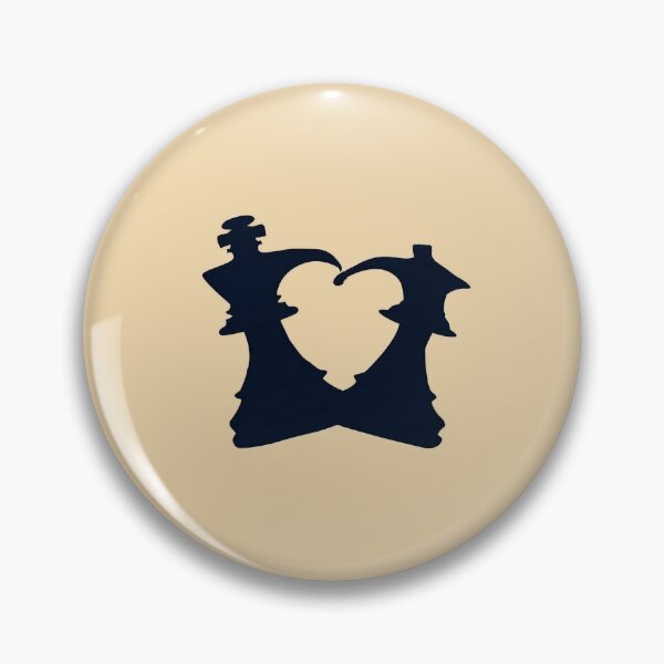 Item preview, Black King and Queen Forming a Heart designed and sold by ibadishi.