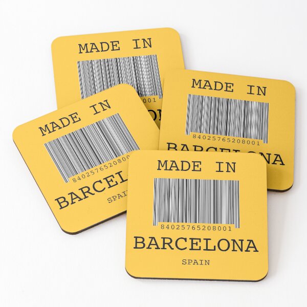 Item preview, Made in Barcelona Barcode designed and sold by Kipcio.