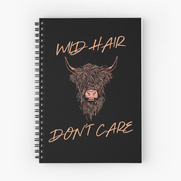 Item preview, Wild Hair Don't Care Cow designed and sold by Wobbel.
