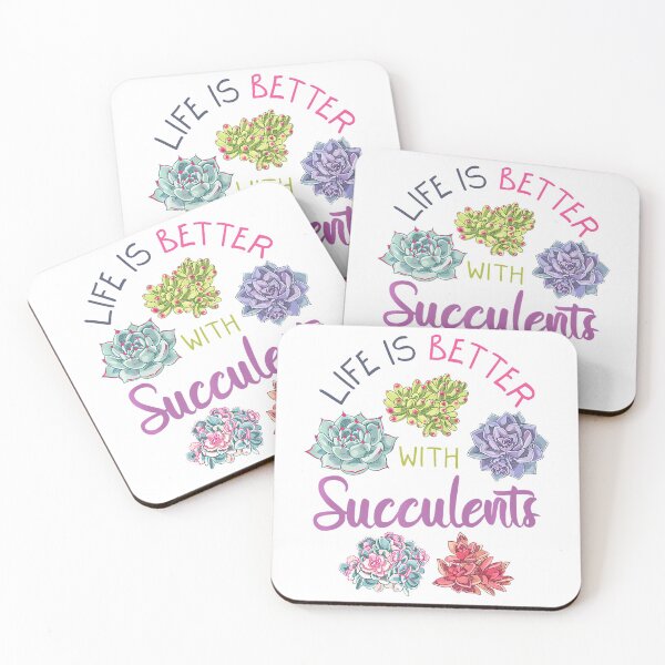 Item preview, Cute Succulent Quote Art designed and sold by Turnershophot.