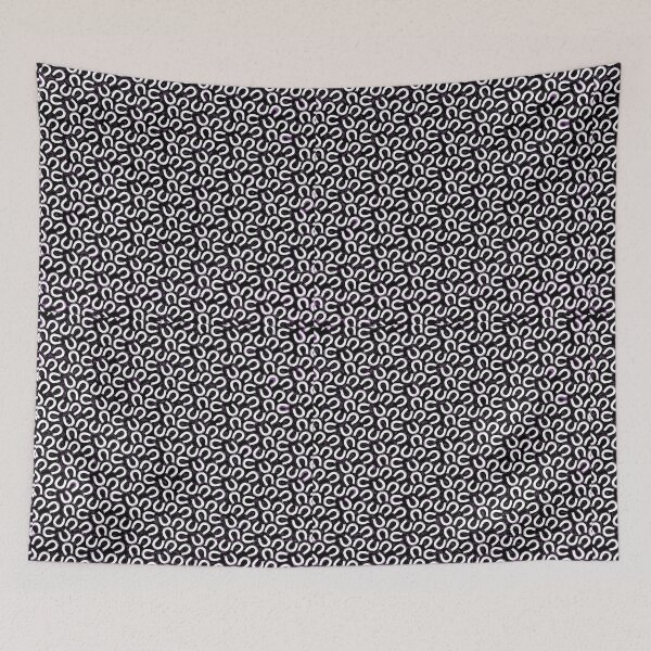 Item preview, White Horseshoes on Black designed and sold by AlteredAtelier.