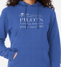Pilots - Looking Down On People Since 1903 Lightweight Hoodie