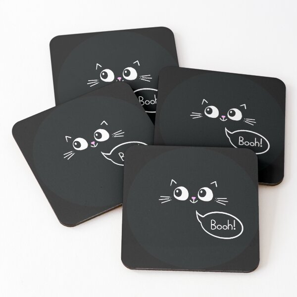 Item preview, black cat boo! designed and sold by mynameisanno.