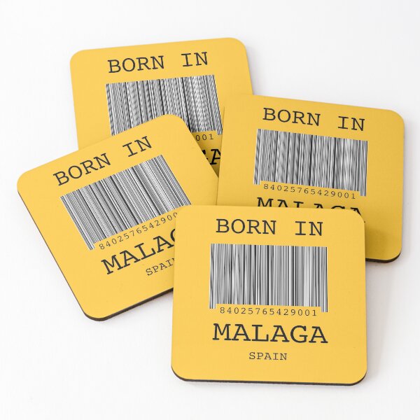 Item preview,  Born in Malaga Barcode designed and sold by Kipcio.