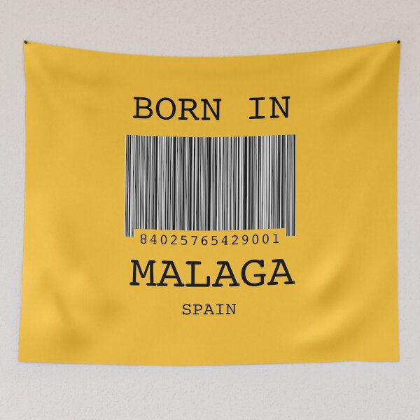 Item preview,  Born in Malaga Barcode designed and sold by Kipcio.