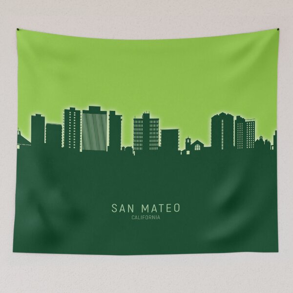 Item preview, San Mateo California Skyline designed and sold by ArtPrints.