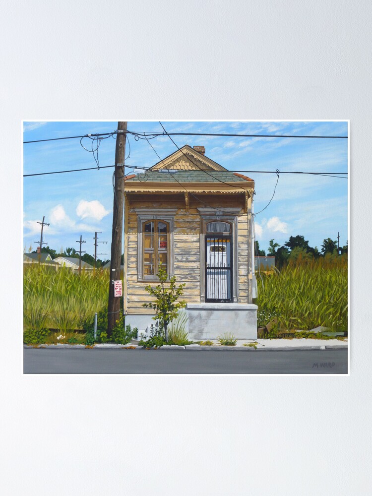 Thumbnail 1 of 3, Poster, Shotgun House designed and sold by michaelward.