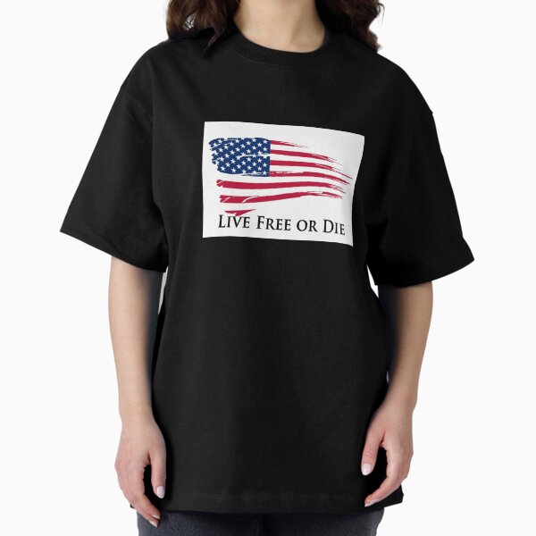Item preview, American Flag Live Free or Die Freedom New Hampshire designed and sold by 8675309.