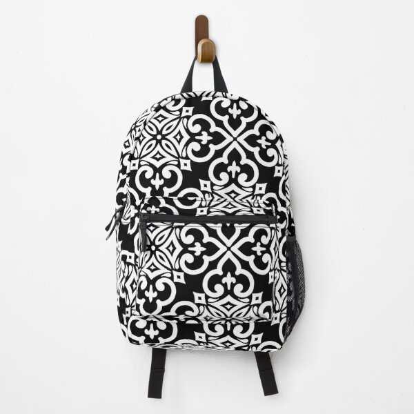 Item preview, Black and White Ethnic Arabic Pattern designed and sold by SoccaTamam.