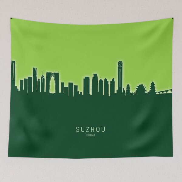 Item preview, Suzhou China Skyline designed and sold by ArtPrints.