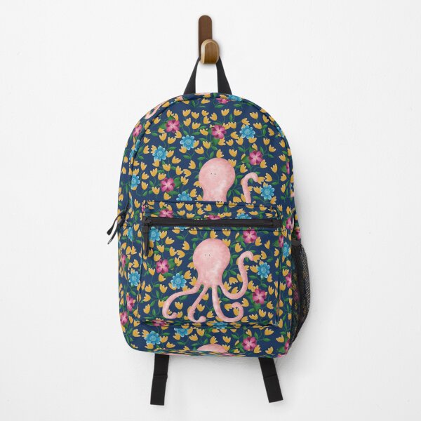 Item preview, Octopus in a sea of flowers designed and sold by alisonsadler.