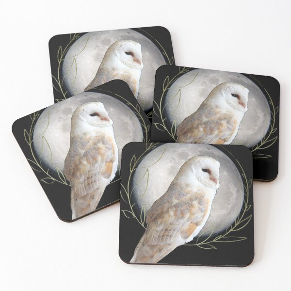 Item preview, Barn Owl by the moon designed and sold by Moana Matron Designs.