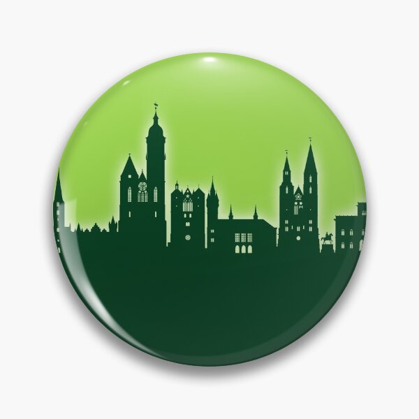 Item preview, Braunschweig Germany Skyline designed and sold by ArtPrints.