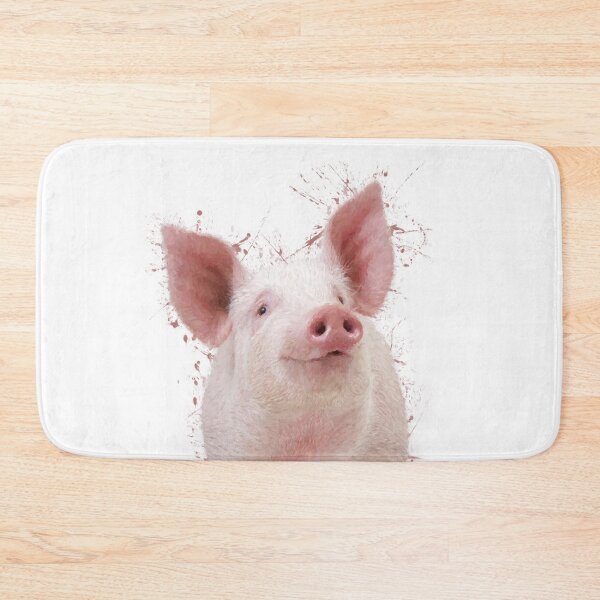Item preview, Baby pig watercolor animals nursery decor designed and sold by DelzStudio.