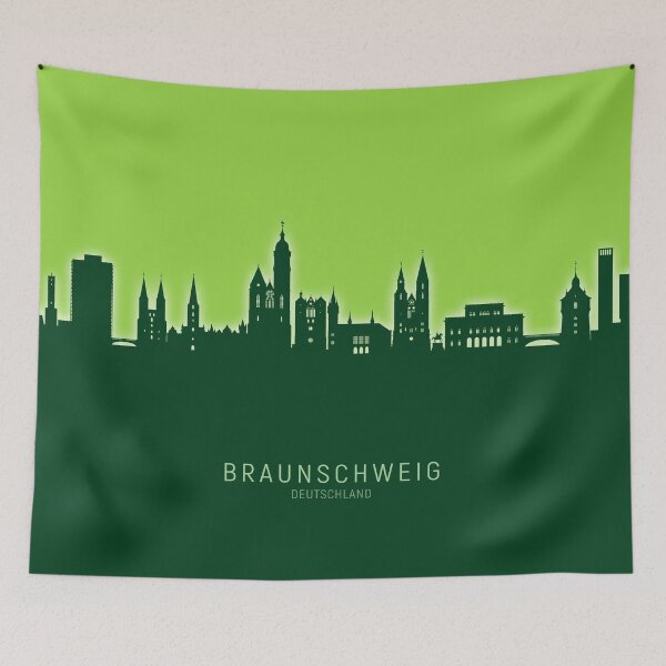 Item preview, Braunschweig Germany Skyline designed and sold by ArtPrints.