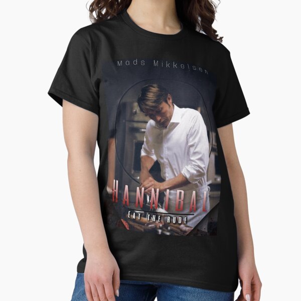 Item preview, Eat the Rude Hannibal Poster designed and sold by Kittyxkato.