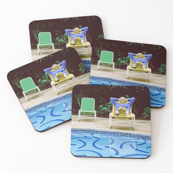Item preview, David Hockney Relaxing Vector Art designed and sold by carlarmes.