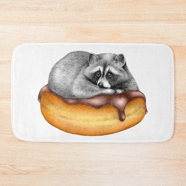 Item preview, Doughnut Addicted Trash Panda designed and sold by Perrin Le Feuvre.