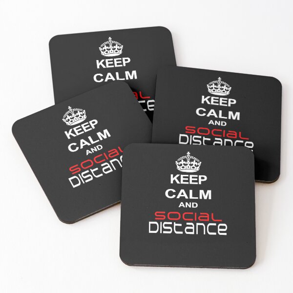 Item preview, KEEP CALM AND Social Distance designed and sold by xlshirt.