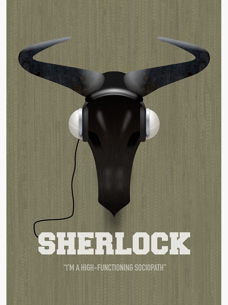 Sherlock - Alternative Movie Poster by MoviePosterBoy