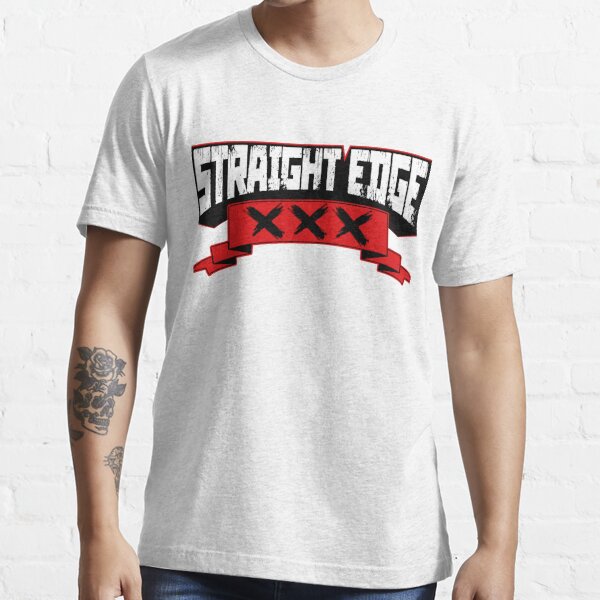 straight edge t shirt