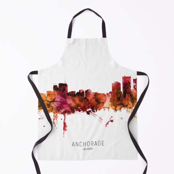 Item preview, Anchorage Alaska Skyline designed and sold by ArtPrints.