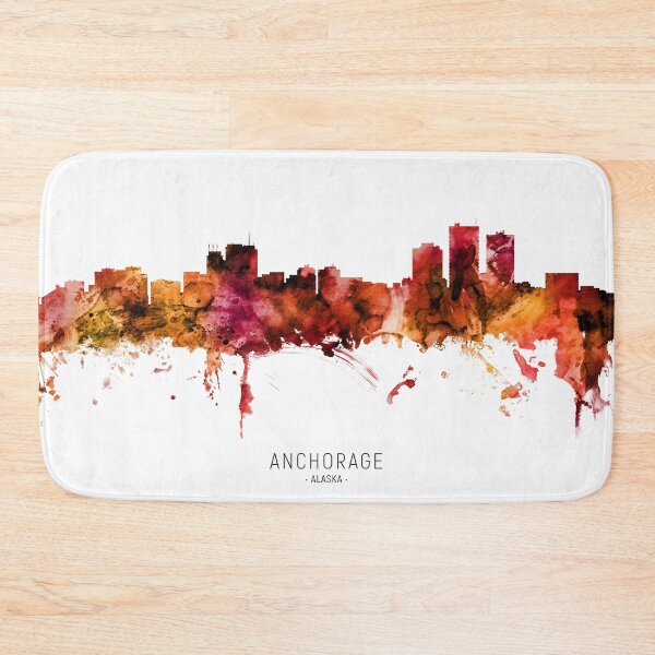 Item preview, Anchorage Alaska Skyline designed and sold by ArtPrints.