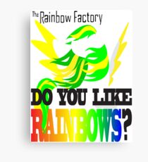 The Factory Slogan Canvas Print