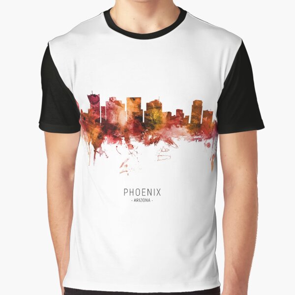 Aperçu de l'œuvre Phoenix Arizona Skyline créée et vendue par ArtPrints.
