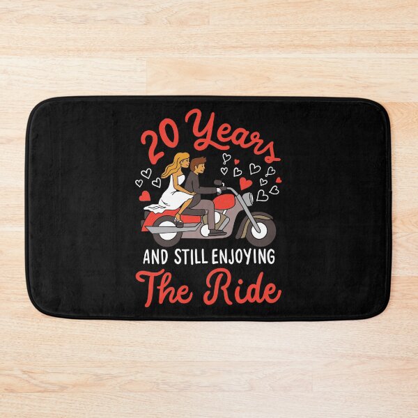 Item preview, 20th Wedding Anniversary 20 Years, Enjoying The Ride designed and sold by haselshirt.