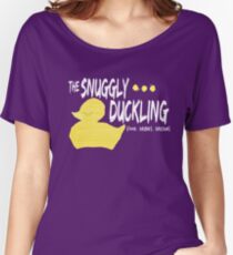 The Snuggly Duckling - WHITE Women's Relaxed Fit T-Shirt