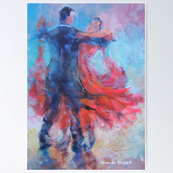 Item preview, Ballroom Dancers In Hold - Dance Art Gallery designed and sold by Ballet Dance-Artist.
