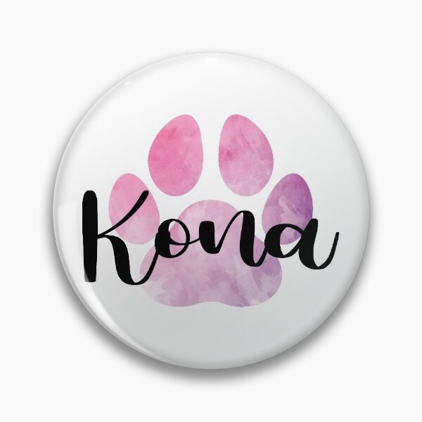 Item preview, Kona Pink Pet Name Paw Print designed and sold by B-RAD-Designs.