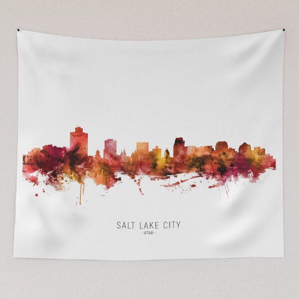 Item preview, Salt Lake City Utah Skyline designed and sold by ArtPrints.